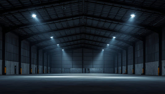 Iluminación solar para bodegas y galpones: antes y después