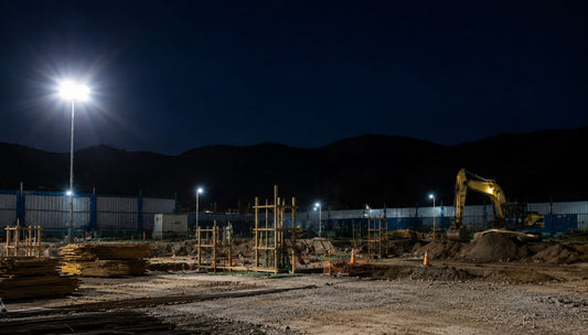 Guía completa de iluminación solar para obras y faenas en Chile