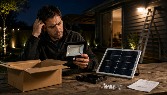 Los 5 errores más comunes al comprar un foco solar