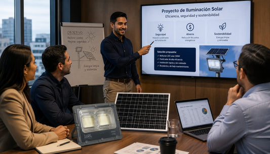 Cómo presentar un proyecto de iluminación solar a tu empresa o empleador