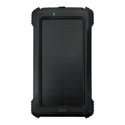 Power bank solar 10000 mAh Mlab con panel solar frontal integrado para carga en exteriores