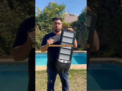 Kit Luminaria Solar Peatonal S02 New 200W + Soporte