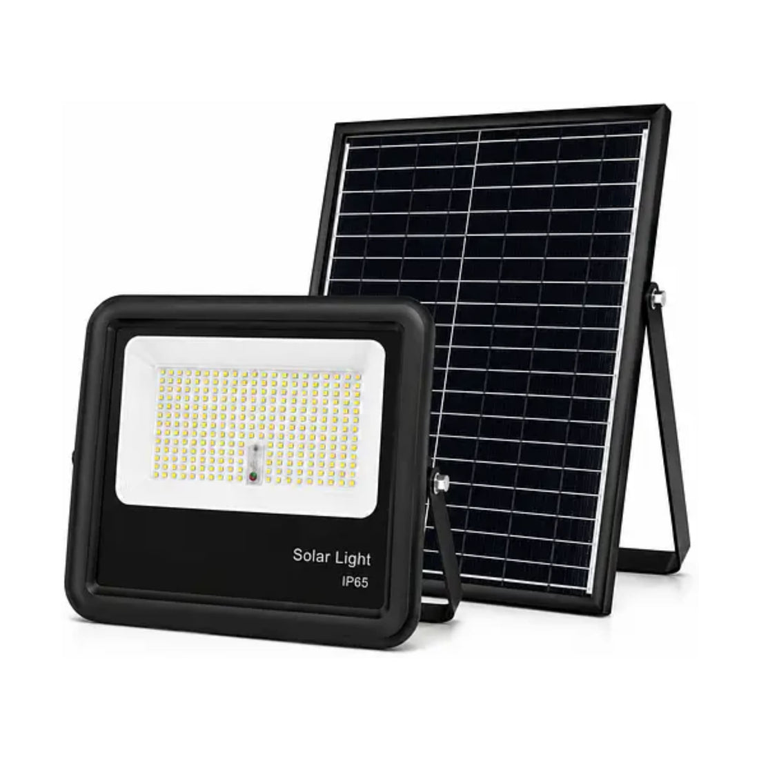 Proyector Solar LED Alta Potencia 300W Luz Fría IP65 con Control Remoto